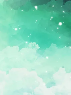 Pastel Blue Green Abstract Art Wallpaper Wallpaper