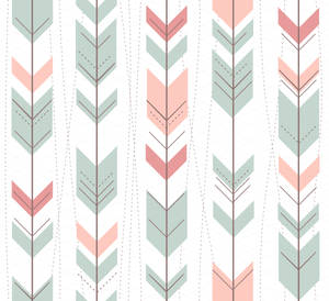 Pastel Boho Arrows In Artistic Arrangement Wallpaper