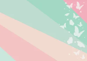 Pastel Butterflies Flying With Sparkles Wallpaper