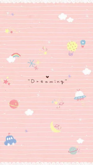Pastel Cute Notepad Wallpaper