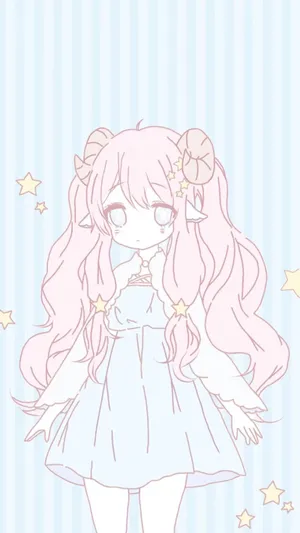 Pastel Gore Pretty Girl Anime Wallpaper