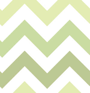Pastel Green Zig-zag Design Wallpaper