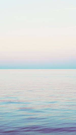 Pastel Iphone Calm Sea Wallpaper