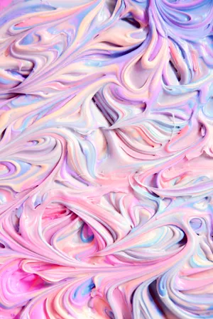 Pastel Marble Icing Wallpaper