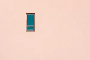 Pastel Orange Window Wallpaper