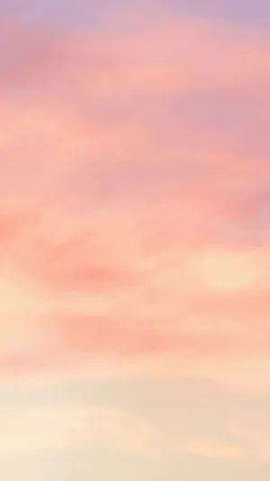 Pastel Peach Aesthetic Sky Mobile Wallpaper
