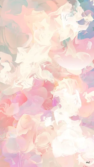 Pastel Phone Paint Patterns Wallpaper