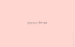 Pastel Pink Aesthetic Quote Wallpaper