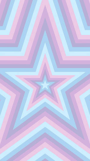 Pastel Pink Blue Star Wallpaper