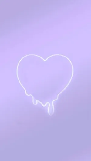 Pastel Purple Iphone Heart Wallpaper
