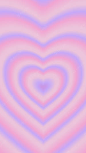 Pastel Purple-pink Wildflower Heart Wallpaper