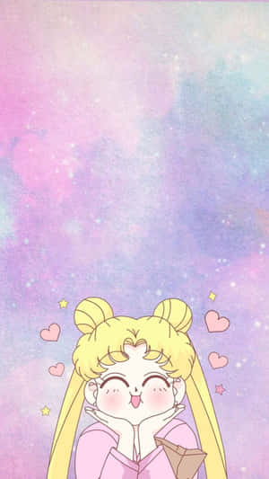 Pastel Sailor Moon Cute Happy Smile Wallpaper