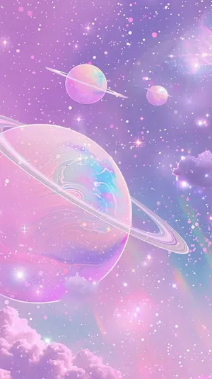 Pastel Space Fantasy Wallpaper Wallpaper