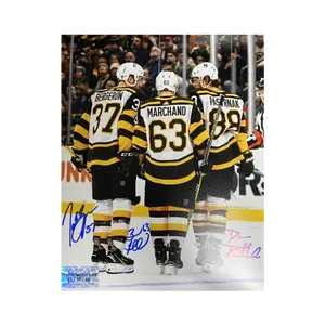 Patrice Bergeron, Marchand And Pastrnak Wallpaper