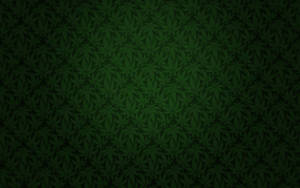 Patterned Dark Cannabis Wallpaper