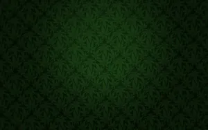 Patterned Dark Cannabis Wallpaper
