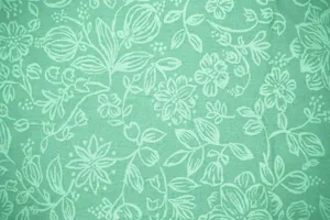 Patterned Sage Green Aesthetic Wallpaper