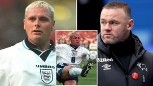 Paul Gascoigne With Wayne Rooney Wallpaper