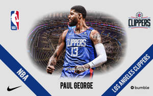 Paul George Nba Arena Poster Wallpaper