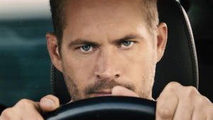 Paul Walker Seriously Driving Wallpaper