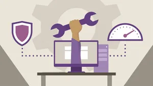 Pc Maintenance And Performance Vector Art Wallpaper