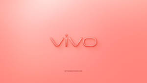 Peach Vivo Logo Wallpaper