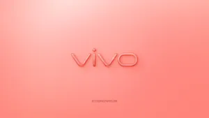 Peach Vivo Logo Wallpaper