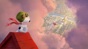 Peanuts Pilot Snoopy Wallpaper