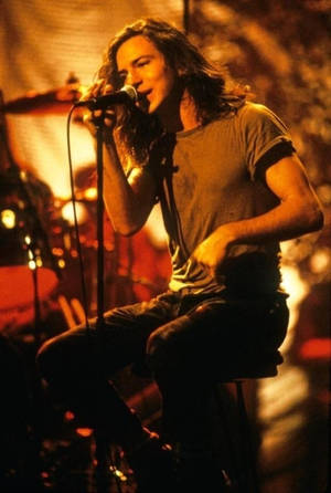 Pearl Jam Rock Band Edddie Vedder Stage Wallpaper