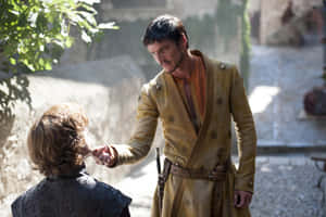 Pedro_ Pascal_in_ Costume_ Drama_ Scene Wallpaper