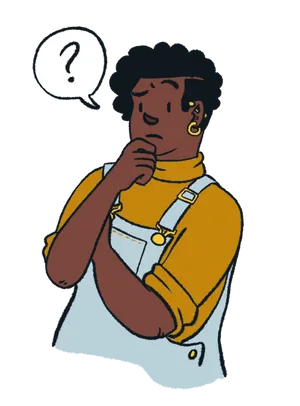 Pensive_ Person_with_ Question_ Mark Wallpaper