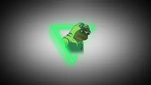 Pepe The Frog Neon Art Wallpaper