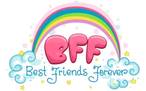 Perfectly Matched Best Friends Wallpaper