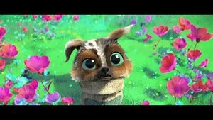 Perrito Puss In Boots In The Garden Wallpaper