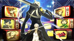 Persona 4 Arena Izanagi Tv Wallpaper