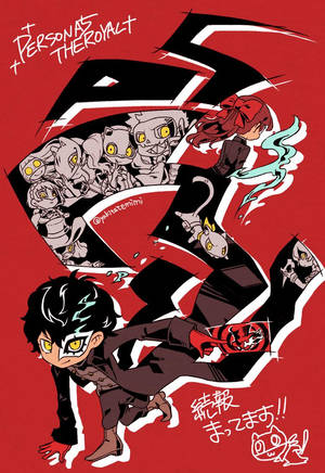 Persona 5 Phone Rem Amamiya Chibi Wallpaper