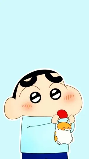 Pet Hamster Of Shin Chan Iphone Wallpaper