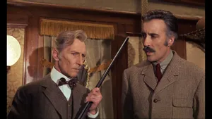 Peter Cushing Christopher Lee Horror Express Wallpaper