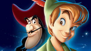 Peter Pan And Captain Hook Wallpaper