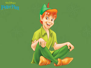 Peter Pan Green Poster Wallpaper