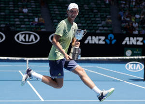 Petr Korda's Son Emulating His Legendary Signature Kick Wallpaper