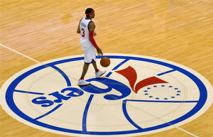 Phila Sixers Court Shot Wallpaper