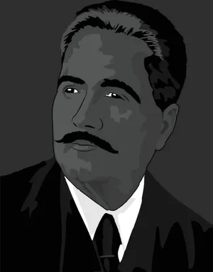 Philosophical_ Figure_ Portrait Wallpaper