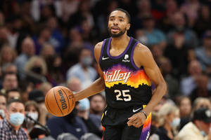 Phoenix Suns The Valley Mikal Bridges Wallpaper