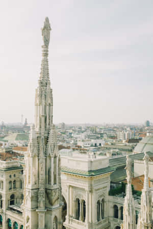 Photograph Of Milan Cathedral Wallpaper