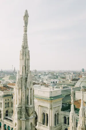 Photograph Of Milan Cathedral Wallpaper