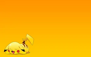 Pikachu 3d Soundly Resting Pokémon Wallpaper