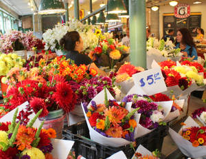 Pike Place Market Flower Arrangements Wallpaper