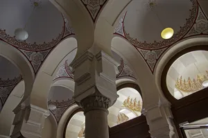 Pillars And Ceiling Of Toledo Cathedral Wallpaper