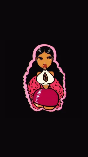 Pink And Black Baddie Pfp Wallpaper